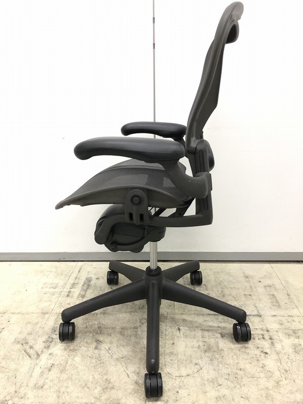 中古】アーロンチェア AE111PWB AJG1BBFP BK 3D01 Herman Miller