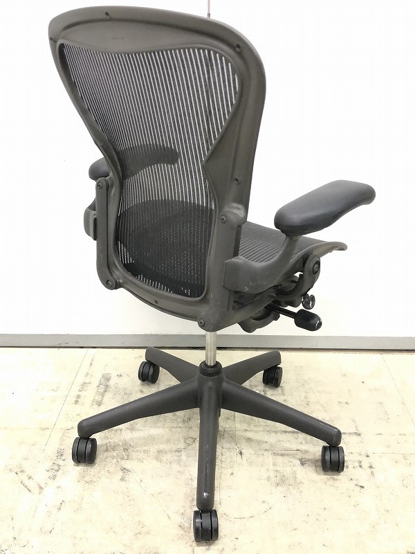 中古】アーロンチェア AE111PWB AJG1BBFP BK 3D01 Herman Miller