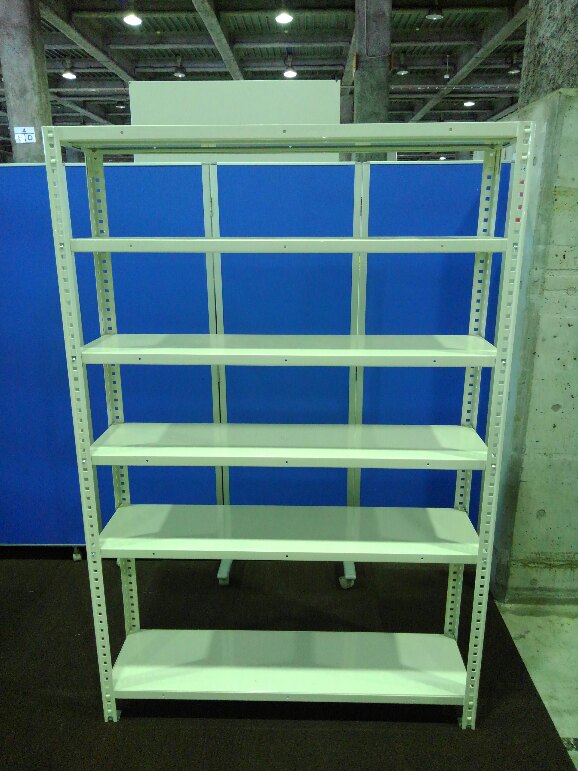 オカムラの奥行き300mmの珍しい中古ラックが入荷しました！！④　天地6段　耐荷重：段/150kg　ボルトレスなので組立も簡単！！ 　　※マテハン本舗の中古商品は、千葉県柏市に在庫がございます。
                        不明
                                    中古
            