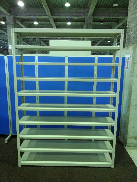 奥行き315mmの珍しい中古ラックが入荷しました！！　天地10段　耐荷重：段/150kg　ボルトレスなので組立も簡単！！ 　　※マテハン本舗の中古商品は、千葉県柏市に在庫がございます。
                        不明
                                    中古
            