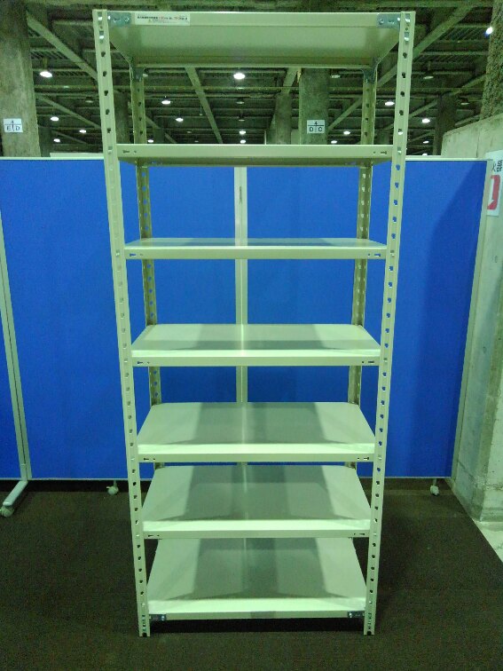 上下ボルト式タイプの中古ラックが4台入荷致しました。　天地7段　耐荷重：段/150kg　全段で750kgまで　※マテハン本舗の中古商品は、千葉県柏市に在庫がございます。
                        KRシリーズ
                                    中古
            