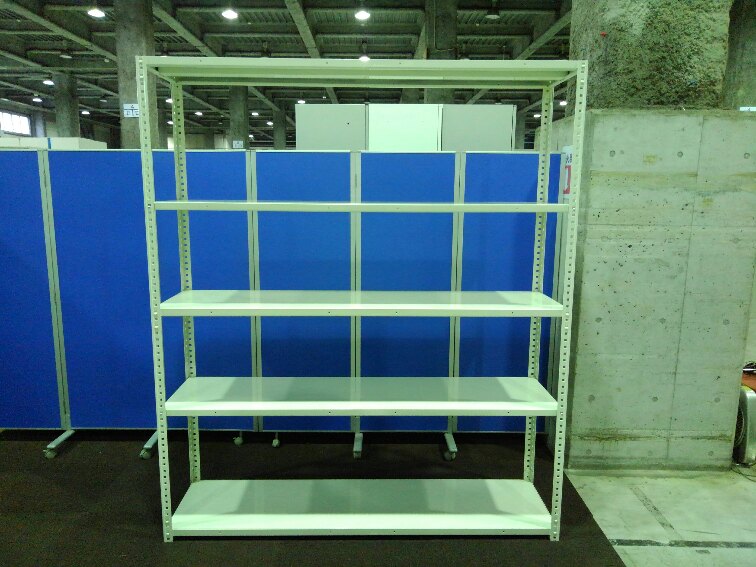 オカムラのW1800の中古ラックが4台再入荷しました！　天地5段　耐荷重：段/150kg　ボルトレスなので組立も簡単！ 　※マテハン本舗の中古商品は、千葉県柏市に在庫がございます。
                        不明
                                    中古
            