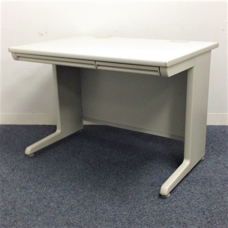 【日焼け少なく状態良好！】スリムな幅1000　平机　配線ダクト付き
                        SD-Vデスクシステム
                                    中古
            