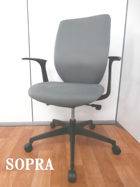 【２脚限定商品！！フィット感でワーカーをサポートしてくれる】■コクヨ製　■ソプラチェア　■グレー　■事務椅子　■OAチェア　■国産メーカー　■パソコン用
                        ソプラ
                                    中古
            