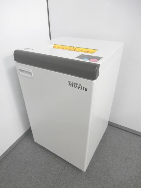 注目商品！！【最大細断枚数３７枚のスパイラルカットシュレッダーで時間短縮し業務効率の向上！！】■明光商会　■ＭＳＤ－Ｆ３１Ｇ
                        MSシリーズ
                                    中古
            