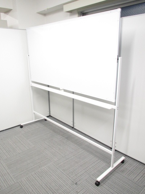 【自立式ホワイトボード】両面使えて会議、打ち合わせにご活用ください。
                        -
                                    中古
            