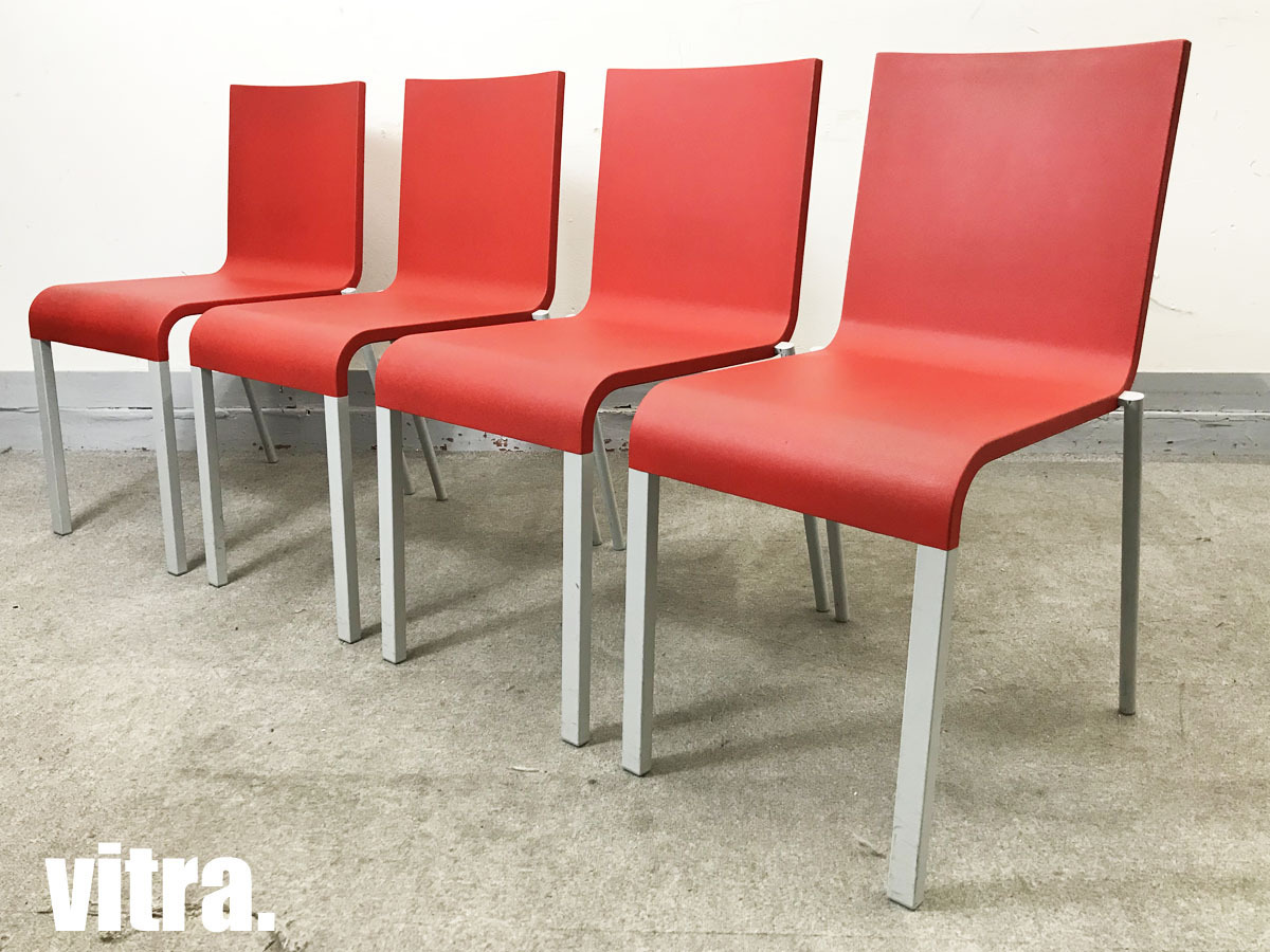 vitra/ヴィトラ　03チェア4脚セット　赤　マールテン・ヴァン・セーヴェレン　hhstyle
                        その他シリーズ
                                    中古
            