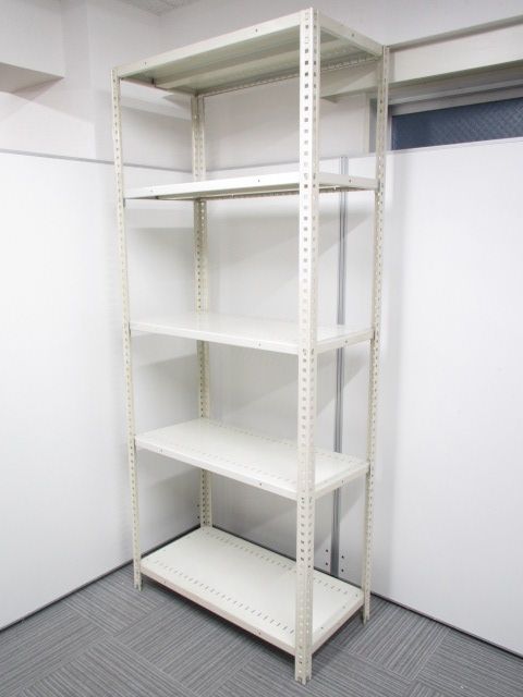 ■軽量ラック【W900×D450mm】■組立簡単なボルトレスなので組立も簡単！！【中古では入荷が少ない商品です。】※日焼け有の為お安くご提案致します。
                        -
                                    中古
            