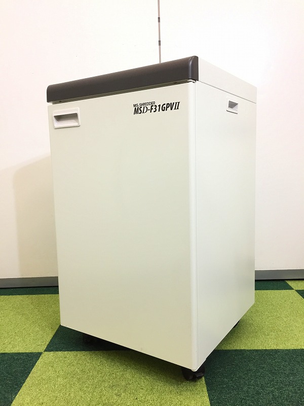 【最大裁断枚数28枚】明光商会製　シュレッダー　MSD-F31GPVⅡ　
                        MSシリーズ
                                    中古
            