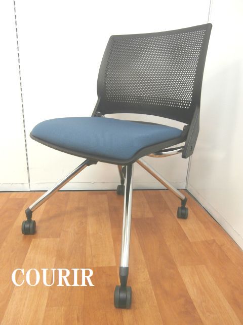 ６脚限定！！【背もたれがメッシュになっていますのでむれにくく、座面のクッション性が長時間の会議でも快適にサポートしてくれます！！】■国内メーカー
                        クリール
                                    中古
            
