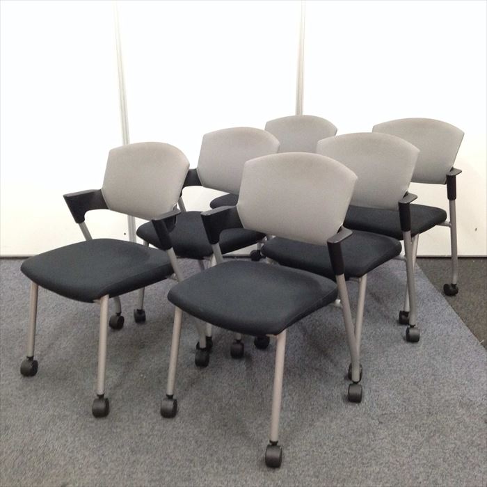 【お得な6脚セット】コクヨ製スタッキングチェア：プロッティキャスター付きで移動がらくらく！】
                        プロッティ
                                    中古
            