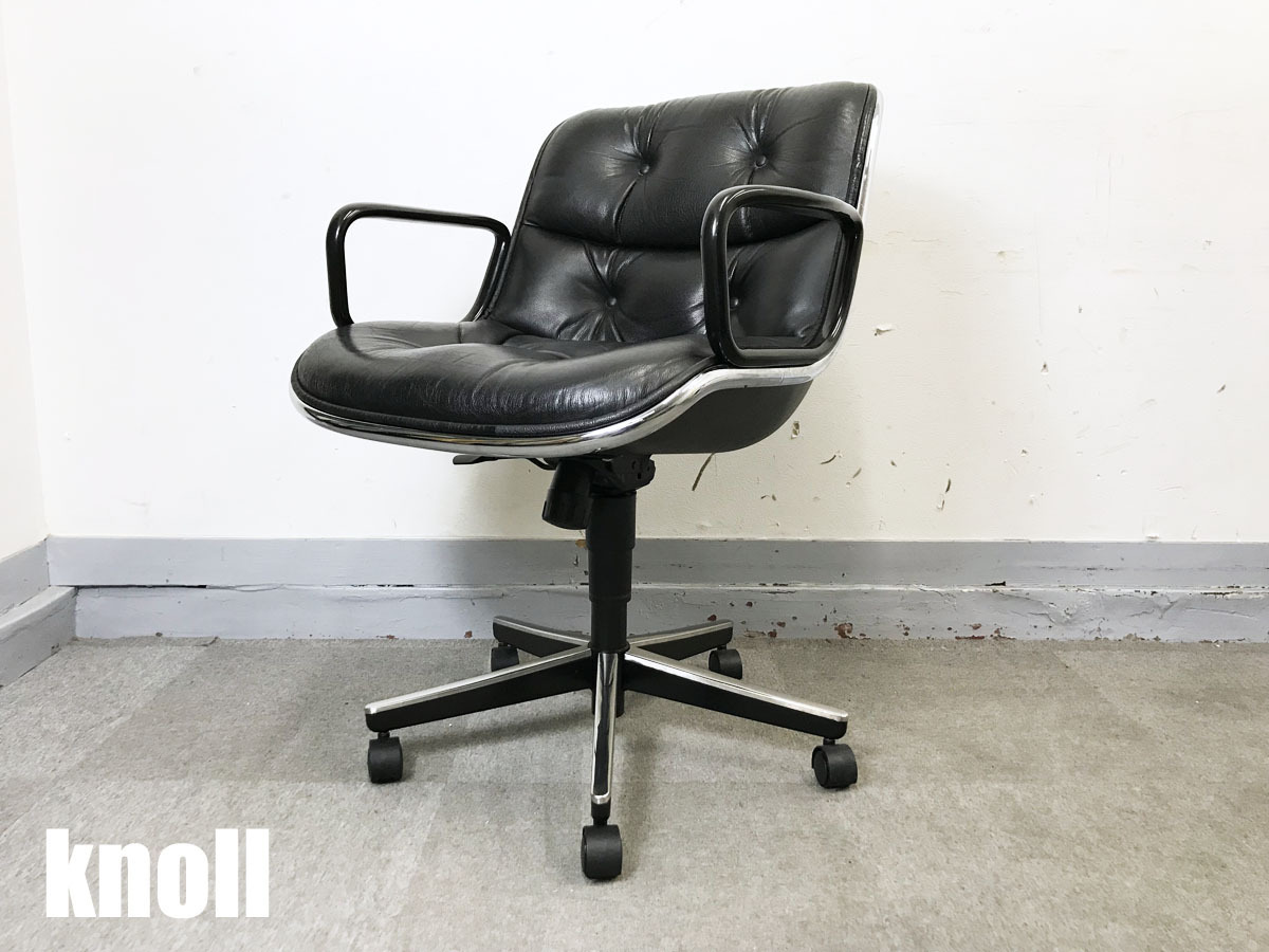 【中古】 Knoll/ノール 肘付ハイバックチェア 242183