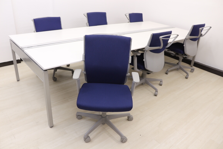 【売れてます！すぐに使える6名セット！】幅3200mmと1人W1065mmとして使えます！　オカムラ製の肘付きエスクードチェアセット！
                        INSTATE LINK(インステートリンク)
                                    中古
            