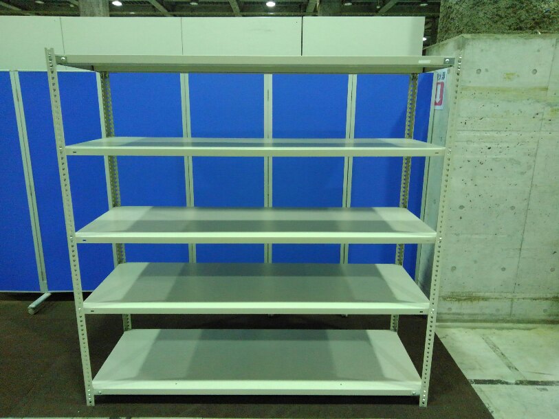 【マテハン本舗の商品のみ、年始の営業が1月10日(木)より開始となりますので、ご了承下さい。】 上下六角ボルト式タイプの中古ラックが4台入荷致しました。　天地5段　耐荷重：段/100kg 　※マテハン本舗の中古商品は、千葉県柏市に在庫がございます。
                        不明
                                    中古
            