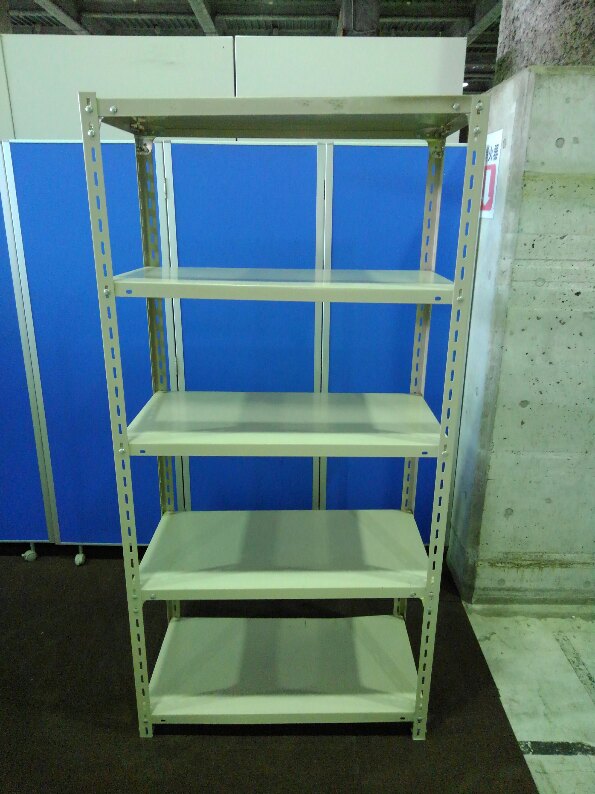 ボルト式ラックが4台入荷致しました！！　天地5段　耐荷重：段/70kg　※マテハン本舗の中古商品は、千葉県柏市に在庫がございます。
                        不明
                                    中古
            