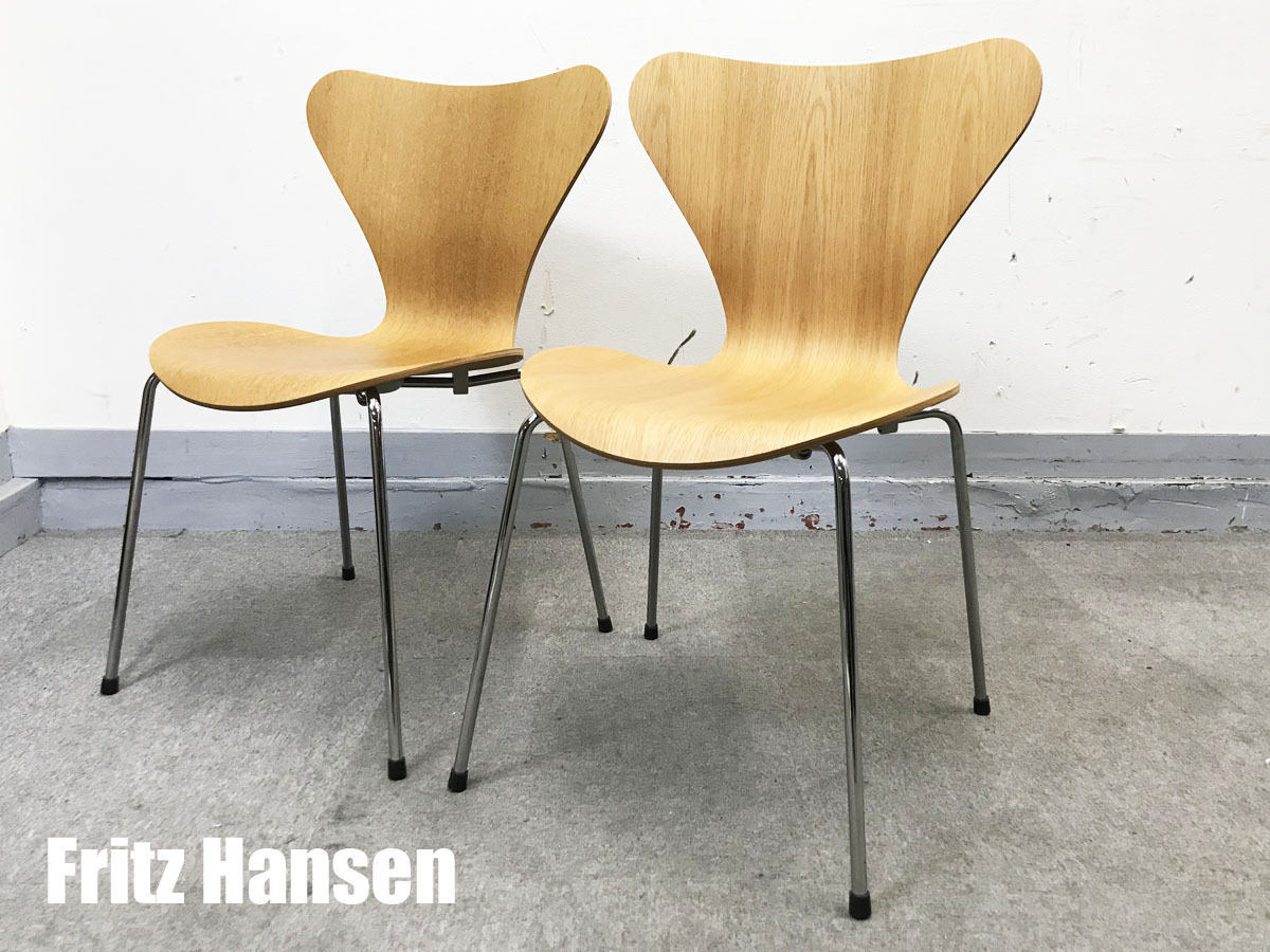 Fritz Hansen/フリッツハンセン　セブンチェア2脚セット　オーク　北欧　ヤコブセン
                        　
                                    中古
            