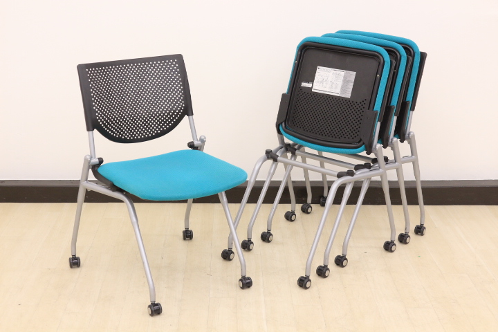 【セット価格でさらにお安く!!2014年製会議用チェア!!】4脚セットなら10％OFF♪配送費もかなりお得!!
                        プロスタック
                                    中古
            