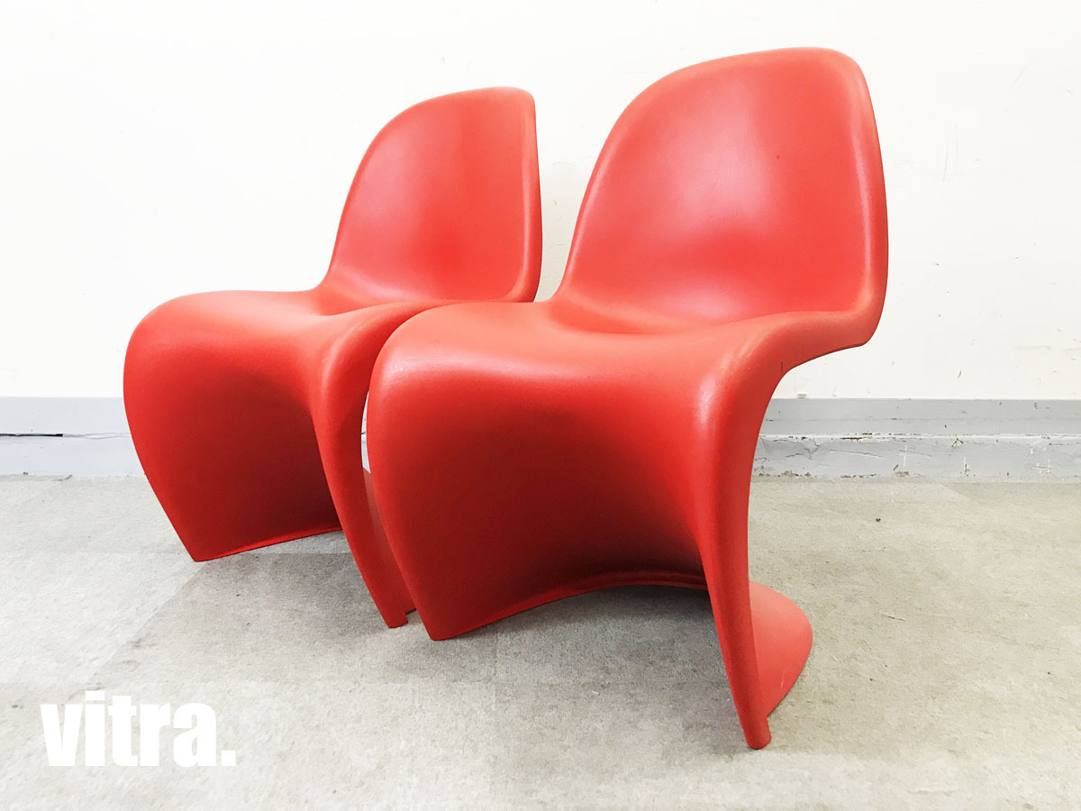 vitra/ヴィトラ　パントン 2脚セット　ポリプロピレン製　赤　ヴェルナーパントン　正規品
                        ヴェルナーパントン
                                    中古
            