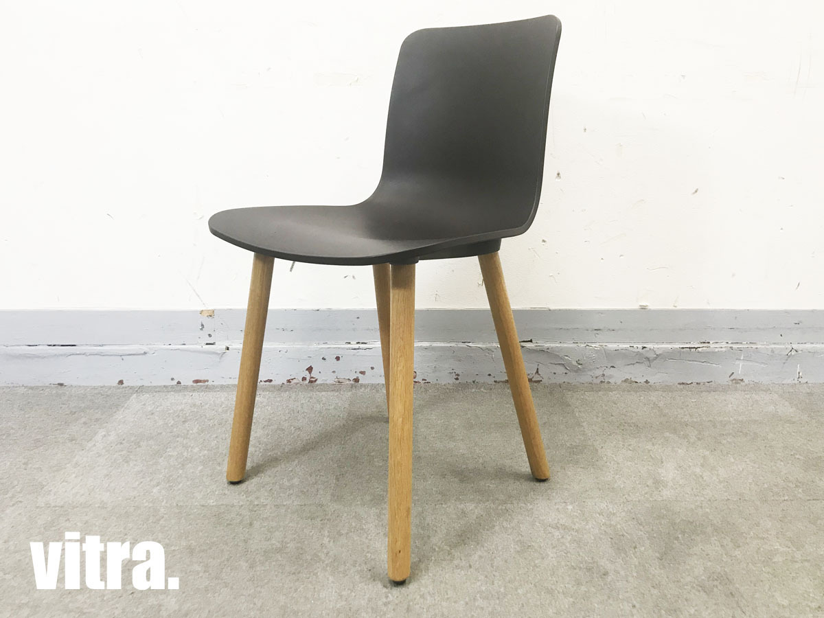 VITRA HAL WOOD WHITE CHAIR ヴィトラ ハル - ダイニングチェア