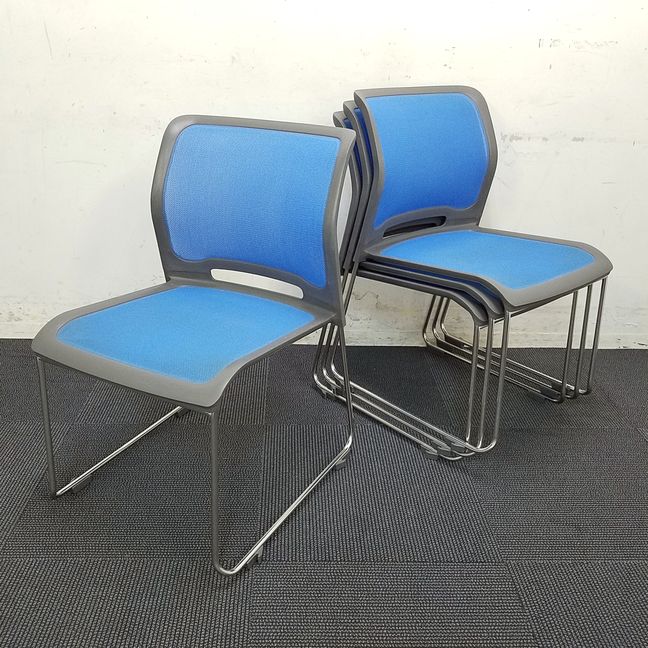 【4脚セット販売】清潔感のあるミーティングチェアが入荷！中古　メッシュチェア　オフィス家具　スタッキングチェア
                        ウィティ
                                    中古
            