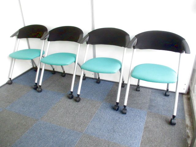 【お得な4脚1セット】すぐに会議用のチェアが揃います！【座面を跳ね上げ収納可能】
                        CK-280
                                    中古
            