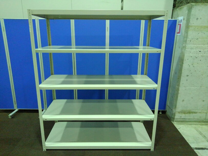 コクヨの中古ラックが1台入荷しました！！②　天地5段　耐荷重：段/100kg　ボルトレスなので組立も簡単！ 　
※マテハン本舗の中古商品は、千葉県柏市に在庫がございます。
                        不明
                                    中古
            