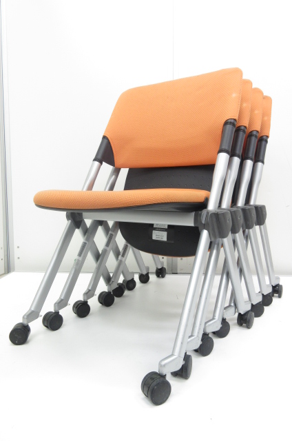 【お得なセット商品】会議室にあると重宝します!!セミナー等に便利なミーティングチェア!!
                        リータ
                                    中古
            