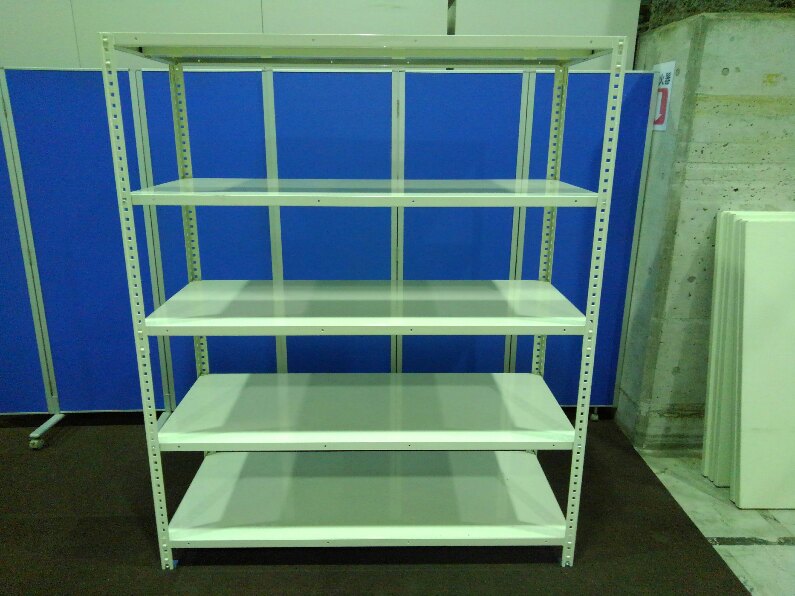 オカムラのW1500の中古ラックが1台のみ入荷しました！！　天地5段　耐荷重：段/150kg　ボルトレスなので組立も簡単！　
※マテハン本舗の中古商品は、千葉県柏市に在庫がございます。
                        その他シリーズ
                                    中古
            