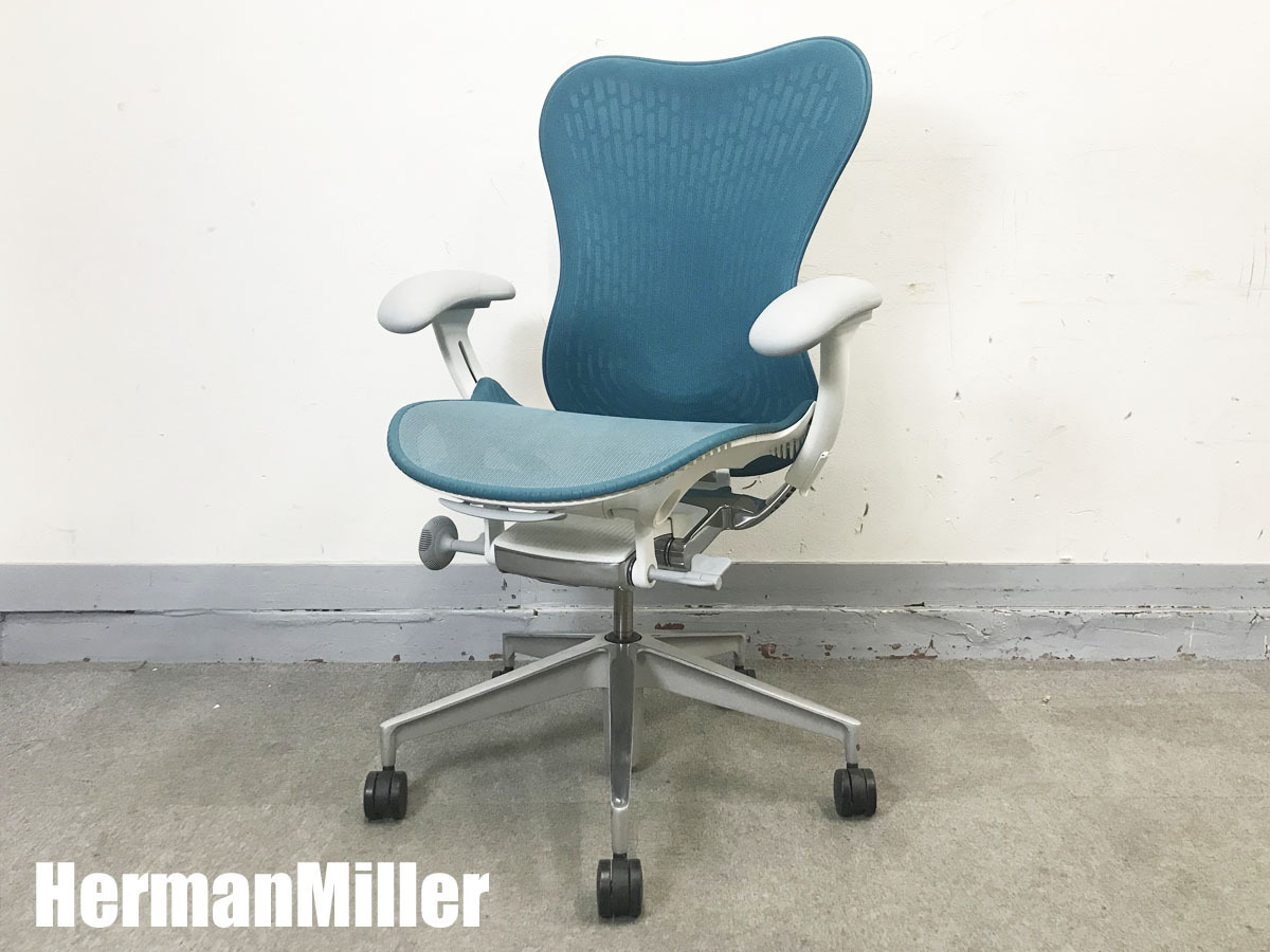 【中古】ミラアーム Herman Miller/ハーマンミラー 肘付ハイバックチェア 247797