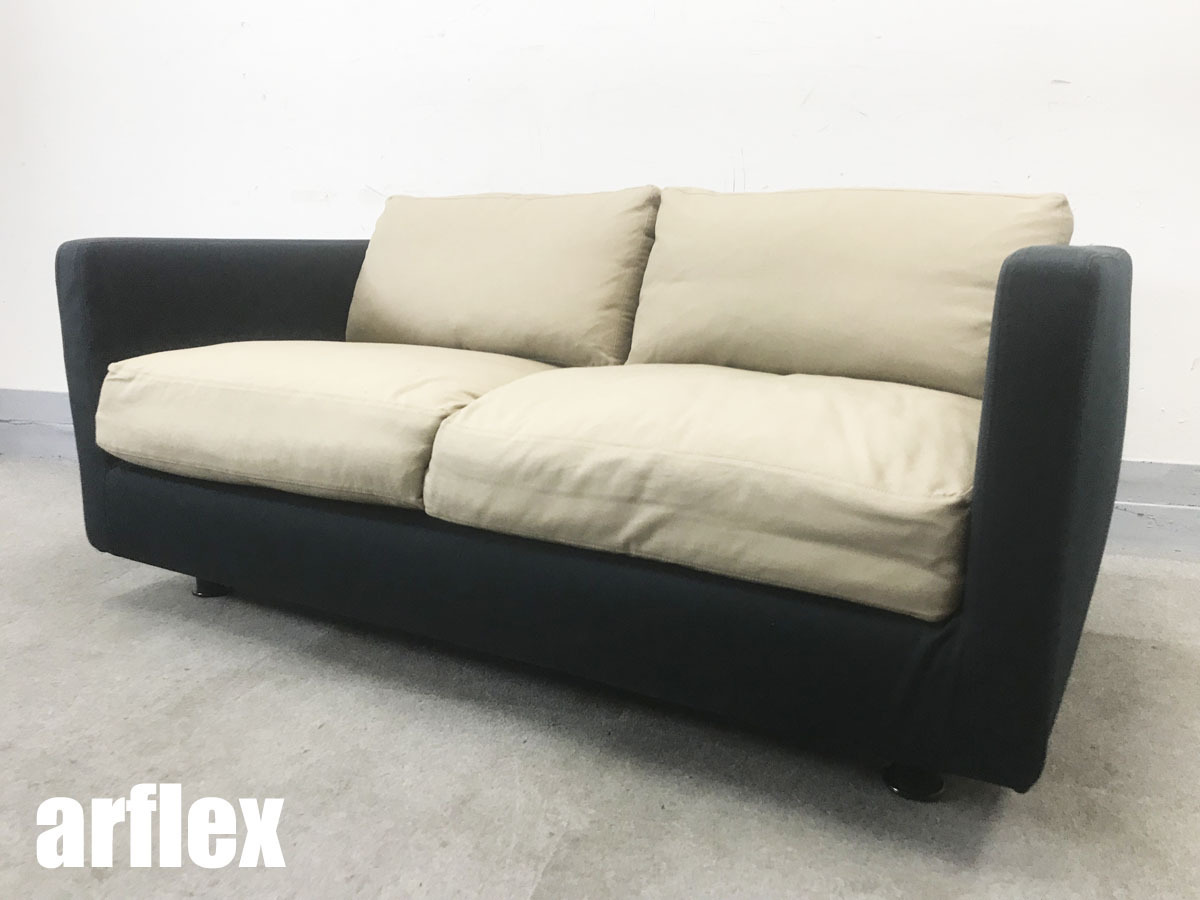 【中古】 arflex/アルフレックス 2人掛けソファ 247964