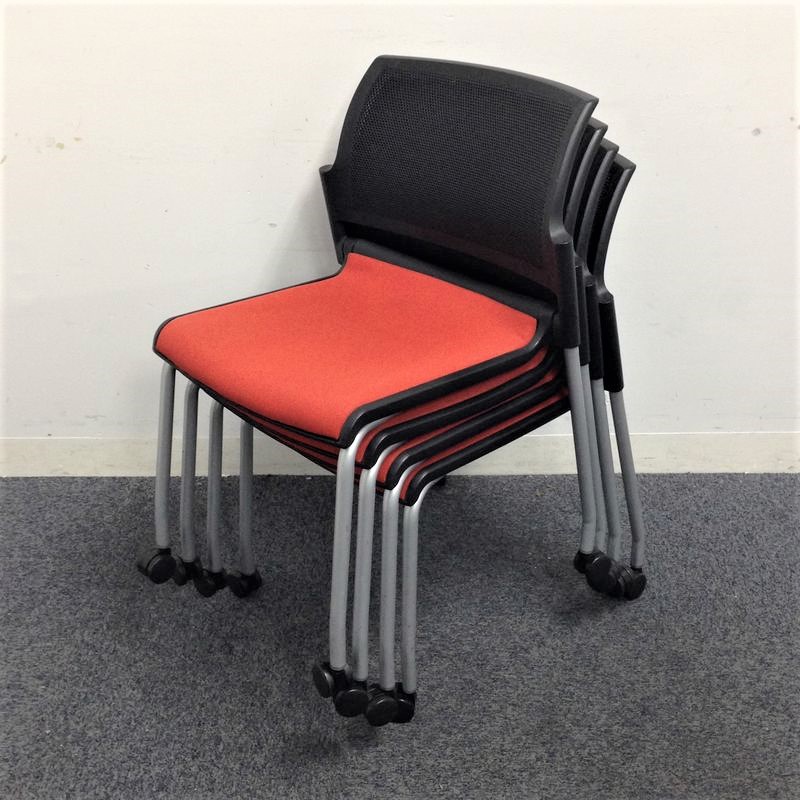 【4脚セット商品】収納便利な会議チェア！　オフィスの引っ越しに合わせて買い替えいかがですか？
                        FM-310シリーズ
                                    中古
            