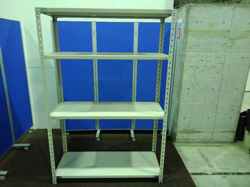 上下ボルト式タイプの中古ラックが2台入荷致しました！②　天地4段　耐荷重：段/150kg　全段で750kgまで　 
※マテハン本舗の中古商品は、千葉県柏市に在庫がございます。
                        不明
                                    中古
            