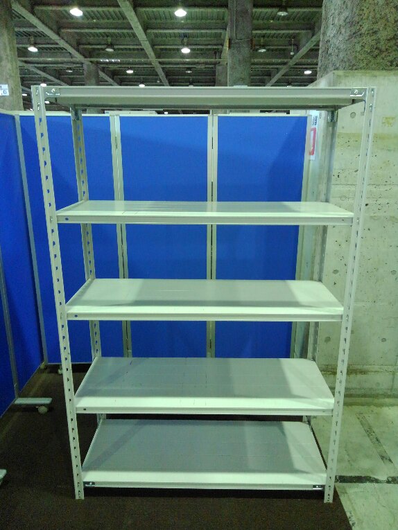上下六角ボルト式タイプの中古ラックが入荷致しました！　弐　天地5段　耐荷重：段/100kg 同タイプのW1805・W900も入荷しております。　※マテハン本舗の中古商品は、千葉県柏市に在庫がございます。
                        不明
                                    中古
            