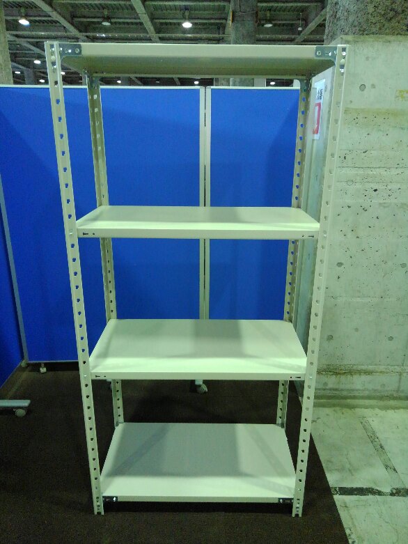 上下ボルト式タイプの中古ラックが2台入荷致しました！！③　天地4段　耐荷重：段/150kg　全段で750kgまで！　 
※マテハン本舗の中古商品は、千葉県柏市に在庫がございます。
                        不明
                                    中古
            