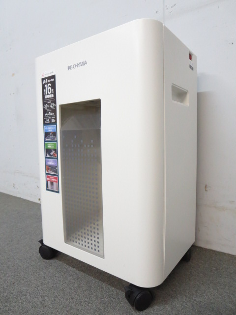◆中古美品◆IRIS OHYAMA／アイリスオーヤマ／シュレッダー／ OF16J 新品】オフィスシュレッダー OF16J アイリスオーヤマ