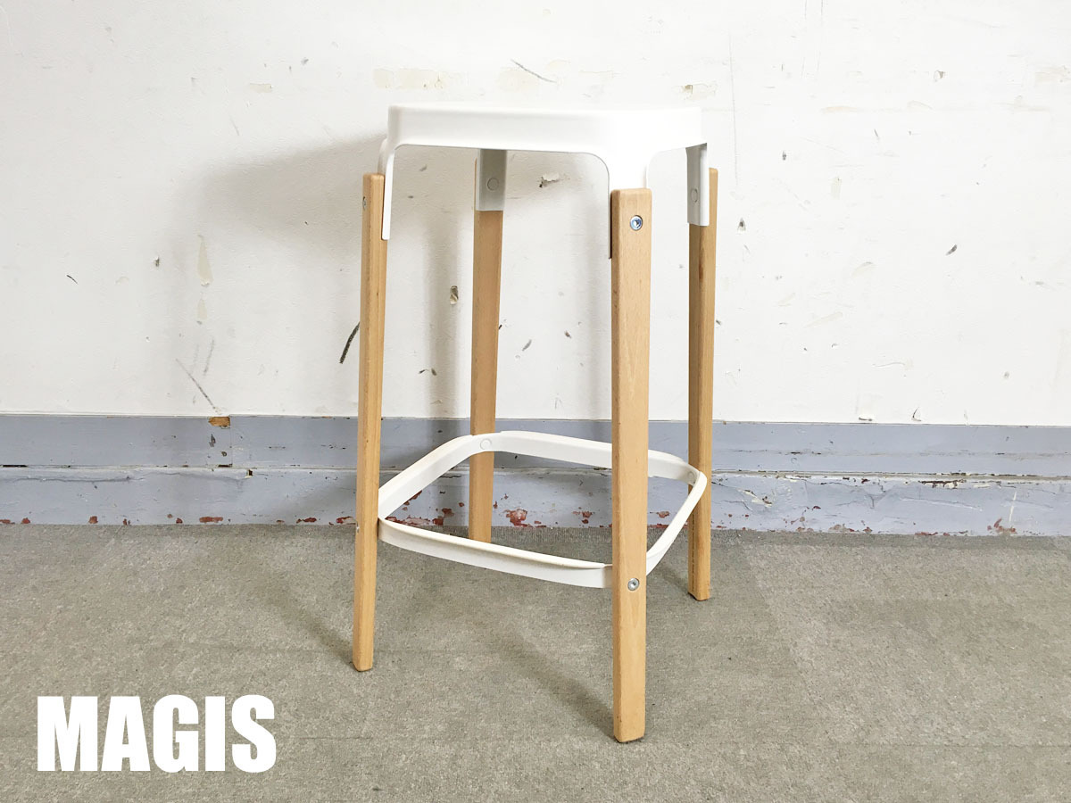 MAGIS STEELWOOD STOOL マジス スティールウッドスツール 2 中古