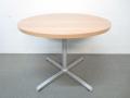 【上質な空間にもフィット！】■オカムラ製　丸テーブル（W900mm）　ネオウッドミディアム