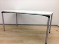 【ホワイトテーブル】幅1500mmで会議に最適なテーブルです！　4つ脚タイプでホワイト天井