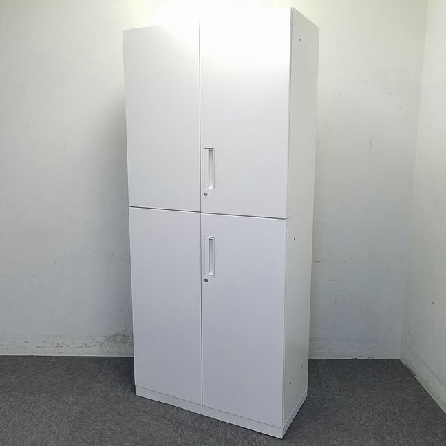 【4セット入荷！】両開き書庫上下セット｜ハイキャビネット｜ホワイトカラーでオフィスも明るくなります！【コクヨ製】
                        エディア 
                                    中古
            