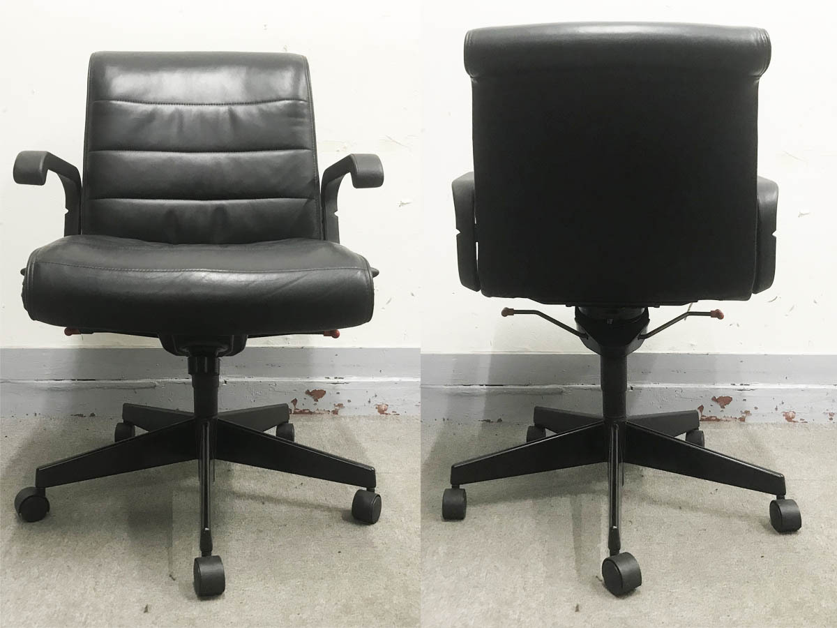 ☆ 美品 Knoll ノール アメリカ サパーチェア ハイバック 革張り