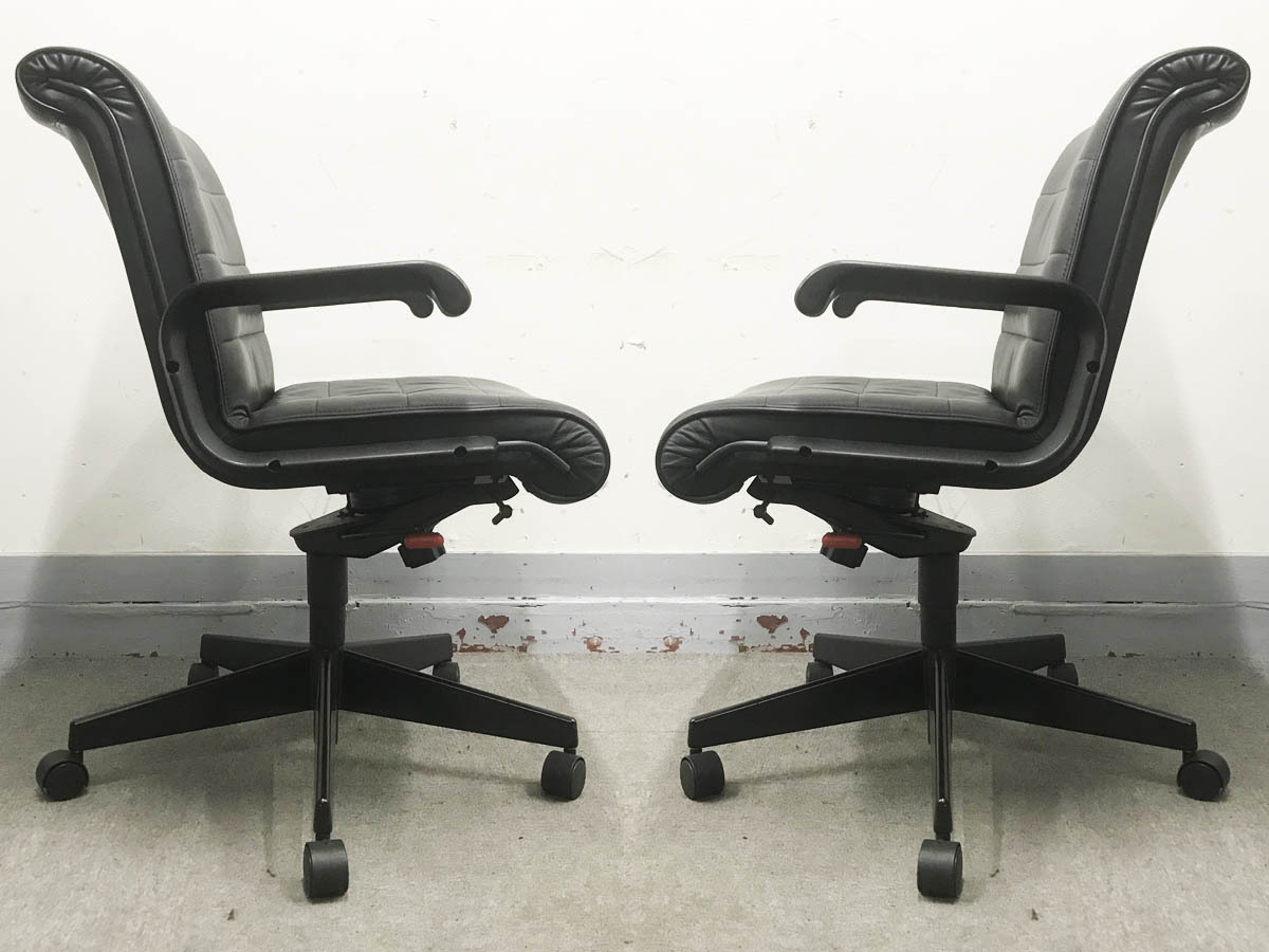 中古】 Knoll/ノール 肘付ローバックチェア 254866 - 中古
