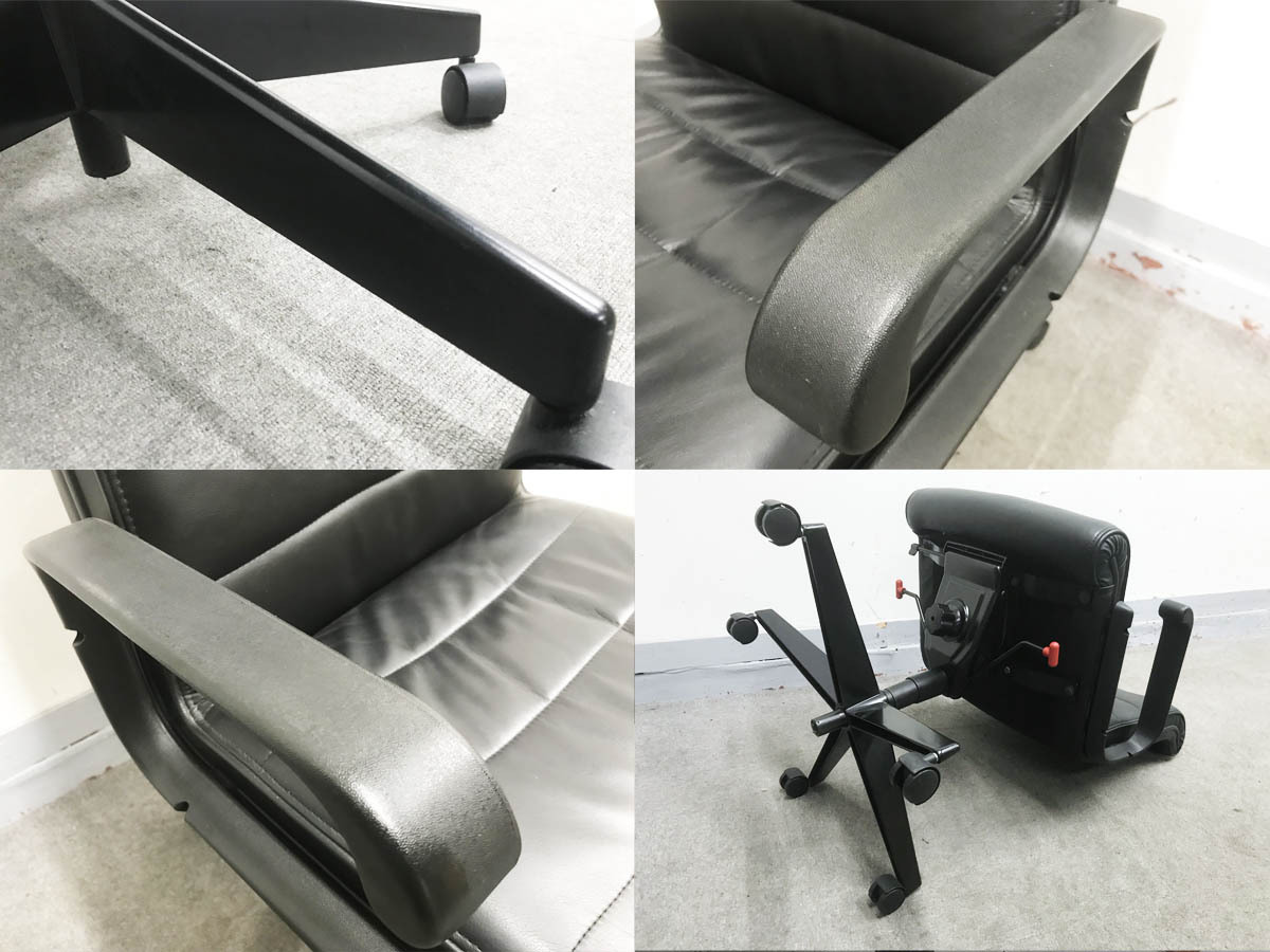 ☆ 美品 Knoll ノール アメリカ サパーチェア ハイバック 革張り