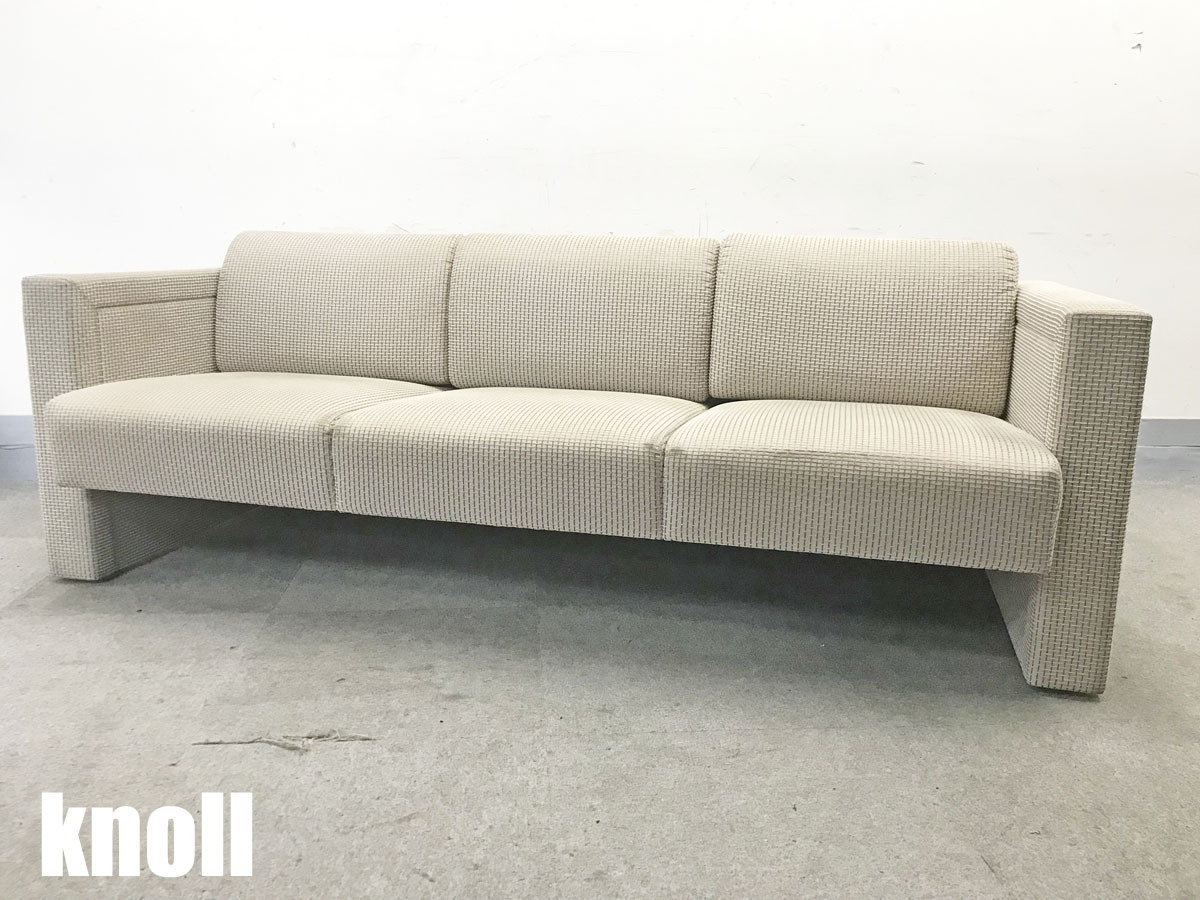 【中古】 Knoll/ノール 3人掛けソファ 254896