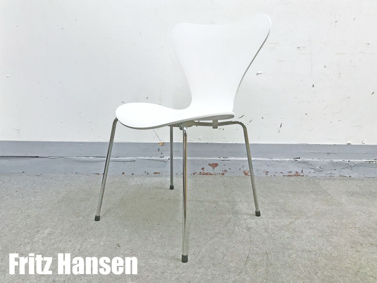 Fritz Hansen/フリッツハンセン　セブンチェア　ホワイト　北欧　ヤコブセン
                        　
                                    中古
            