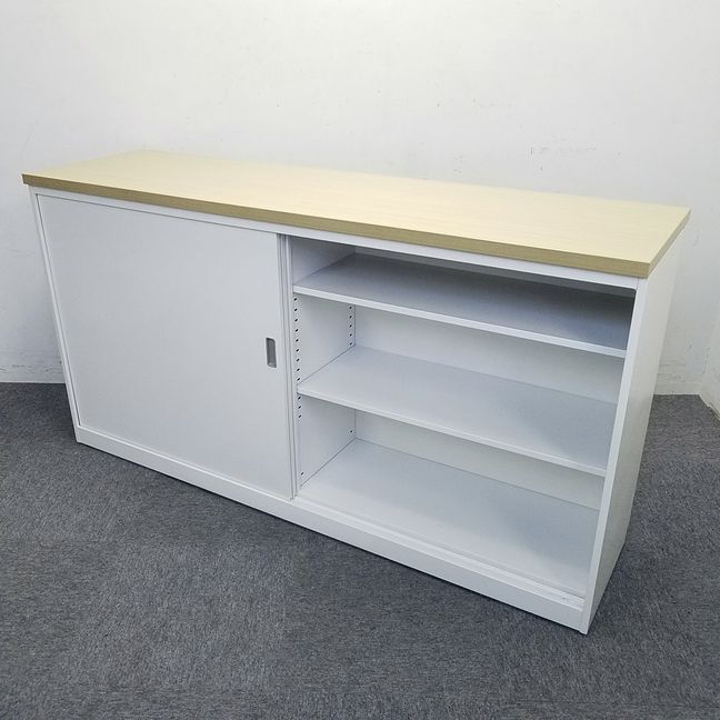 【限定1台 ハイカウンター】イトーキ製～ナチュラル×ホワイト色のお洒落なカウンター！幅1800の大きいサイズ！【中古家具】
                        NJ
                                    中古
            