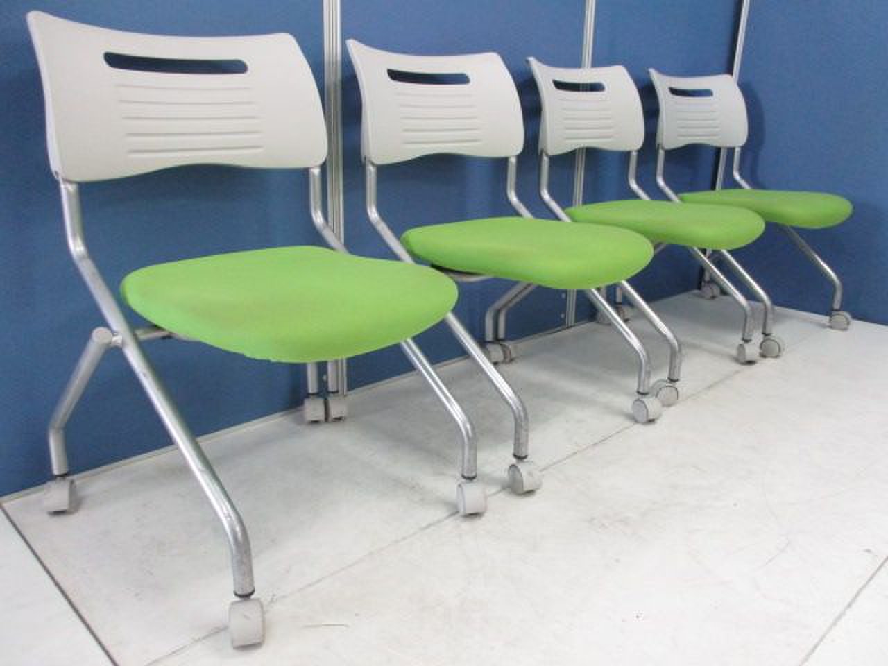 【通常価格の10％OFF！セットでお買い得！】大会議室もビシッとそろいます！■お部屋を明るくするライトグリーン
                        MSCシリーズ 
                                    中古
            