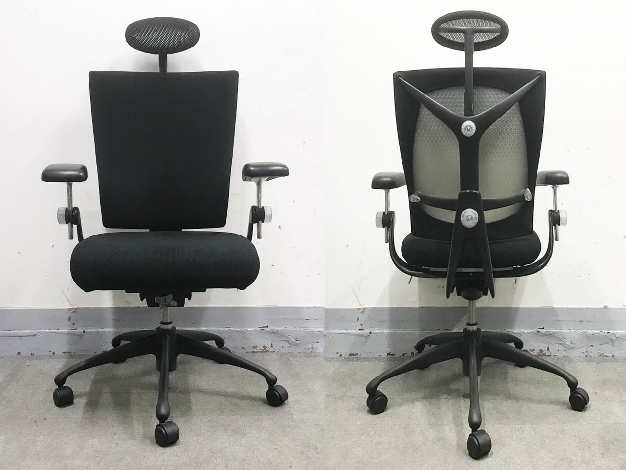 中古】イプシロン vitra/ヴィトラ 肘付ハイバックチェア 255852