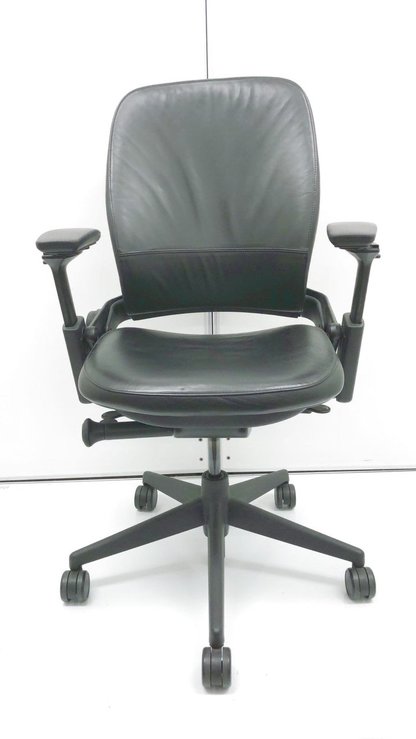 中古】リープV2 Steelcase/スチールケース 肘付ミドルバックチェア