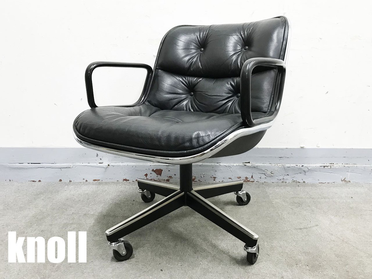 総合通販サイト 【中古】F▽ノル ノール Knoll ポロックチェア