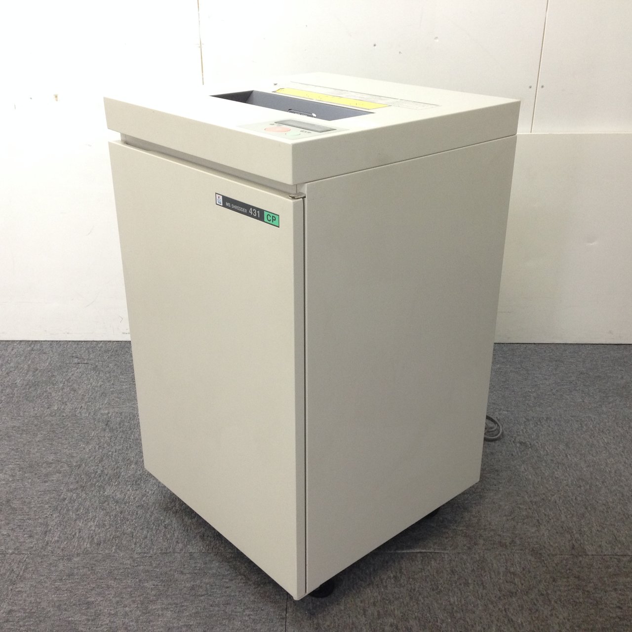 【9月納品限定価格】68000円→58000円！！【1台限定！】業務用シュレッダー｜MS 431-CP｜セキュリティ管理の必需品！！
                        MSシリーズ 
                                    中古
            